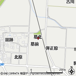 福島県喜多方市塩川町新江木墓北周辺の地図