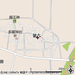福島県喜多方市塩川町天沼第六周辺の地図