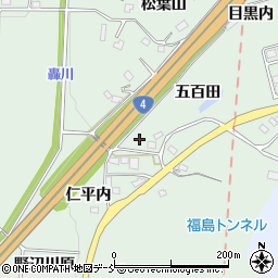 福島県二本松市油井仁平内112周辺の地図
