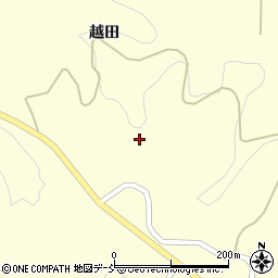 福島県二本松市木幡中越13周辺の地図