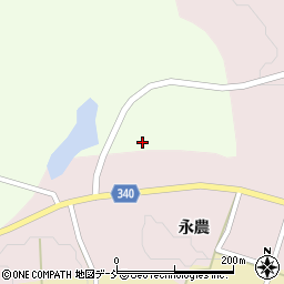 福島県喜多方市高郷町塩坪薙野周辺の地図