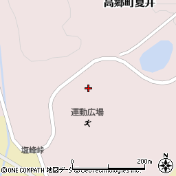 福島県喜多方市高郷町夏井（菅沼）周辺の地図