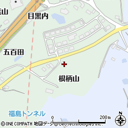 福島県二本松市油井根柄山周辺の地図