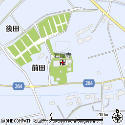 岩屋寺周辺の地図