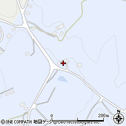 福島県二本松市上川崎萱森周辺の地図