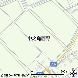 新潟県長岡市中之島西野周辺の地図