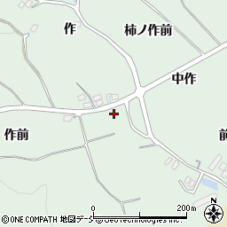 福島県二本松市油井（作前）周辺の地図
