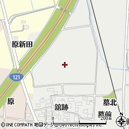 福島県喜多方市塩川町新江木北原周辺の地図
