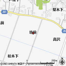 福島県南相馬市原町区大甕坊前周辺の地図