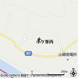 福島県喜多方市高郷町揚津（押出沢）周辺の地図