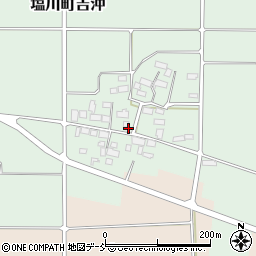 福島県喜多方市塩川町吉沖久子ノ内周辺の地図