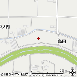 福島県南相馬市原町区下太田高田周辺の地図