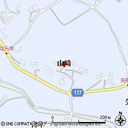 福島県二本松市上川崎山崎周辺の地図