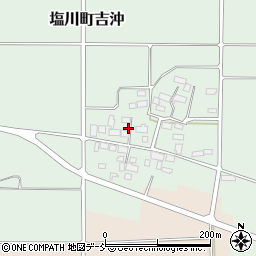 福島県喜多方市塩川町吉沖久子ノ内35-1周辺の地図