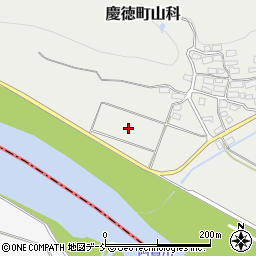 福島県喜多方市慶徳町山科周辺の地図