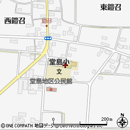 喜多方市立堂島小学校周辺の地図