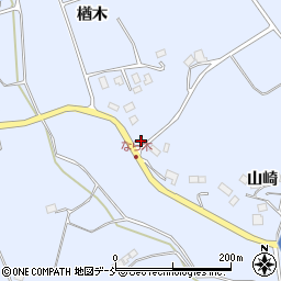 福島県二本松市上川崎楢木周辺の地図