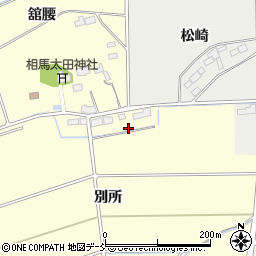 福島県南相馬市原町区中太田別所周辺の地図
