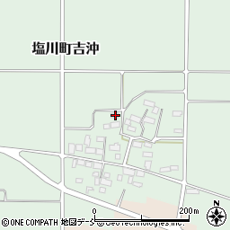 福島県喜多方市塩川町吉沖久子ノ内16周辺の地図