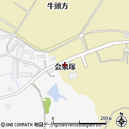福島県南相馬市原町区雫会泉塚周辺の地図