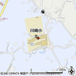 二本松市役所・安達支所　川崎学童保育所周辺の地図