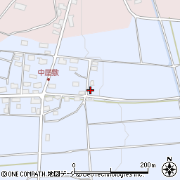 福島県喜多方市塩川町五合（中屋敷）周辺の地図