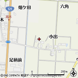福島県喜多方市塩川町小府根小出981周辺の地図