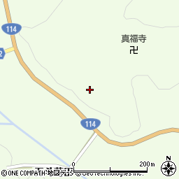 福島県伊達郡川俣町山木屋川きゅう山周辺の地図