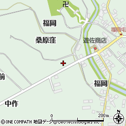 福島県二本松市油井桑原窪15-7周辺の地図