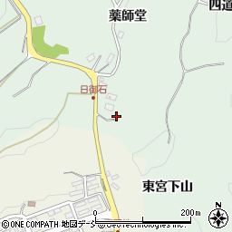 福島県二本松市油井薬師堂161周辺の地図