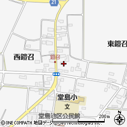 福島県喜多方市塩川町四奈川（西鎧召）周辺の地図