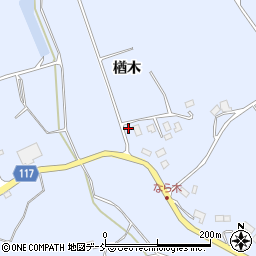 福島県二本松市上川崎楢木50周辺の地図