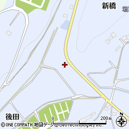 福島県南相馬市原町区上太田後田周辺の地図