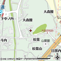 福島県二本松市油井大森腰10-2周辺の地図