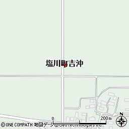 福島県喜多方市塩川町吉沖周辺の地図