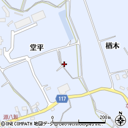 福島県二本松市上川崎堂平157周辺の地図