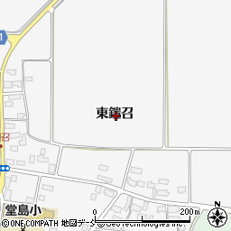 福島県喜多方市塩川町四奈川東鎧召周辺の地図