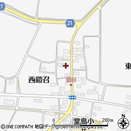 福島県喜多方市塩川町四奈川西鎧召2014周辺の地図