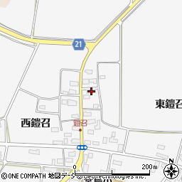 福島県喜多方市塩川町四奈川西鎧召2039周辺の地図