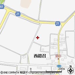 福島県喜多方市塩川町四奈川周辺の地図