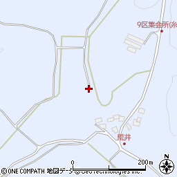 福島県二本松市上川崎油名田周辺の地図