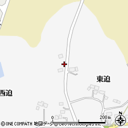 福島県南相馬市原町区大甕東迫166周辺の地図