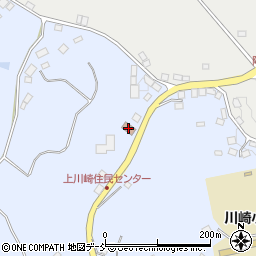 上川崎郵便局周辺の地図