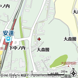 福島県二本松市油井大森腰41周辺の地図
