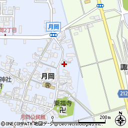 金子材木店工場周辺の地図