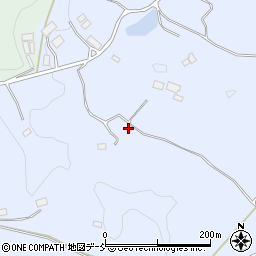 福島県二本松市上川崎周辺の地図