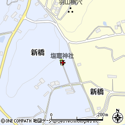 塩竈神社周辺の地図