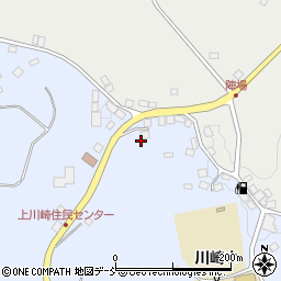 福島県二本松市上川崎陣場周辺の地図