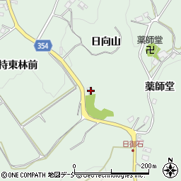 福島県二本松市油井持東林前141周辺の地図