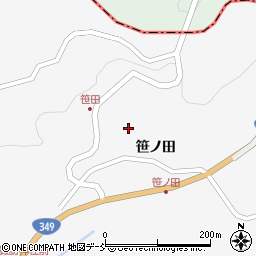 福島県二本松市針道笹ノ田73周辺の地図